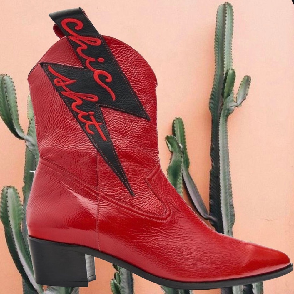 Modern Vice Chic Shit Western Bolt Boots - Picture 2 of 5